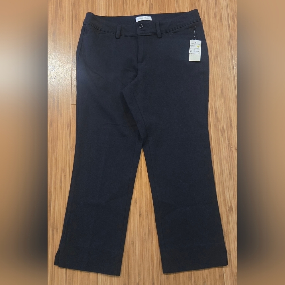 NWT Christopher & Banks Classic Blue Straight-Leg Pants